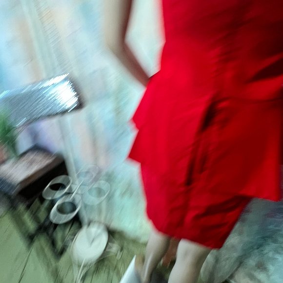 📌ASOS Strapless Bandeau Mini Dress with Peplum - Very Stretchy - Picture 9 of 15